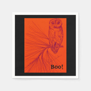 Owl Boo Napkin Serviette