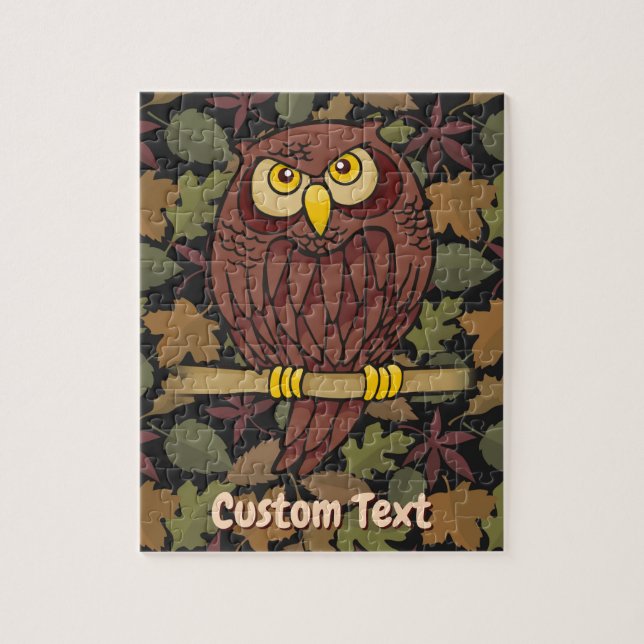 Owl Cartoon Jigsaw Puzzle (Vertikal)