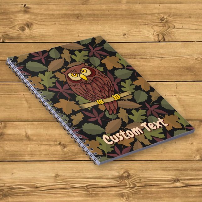 Owl-Cartoon Notizblock (Von Creator hochgeladen)