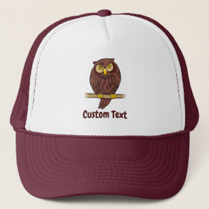 Owl Cartoon Trucker Hat Truckerkappe