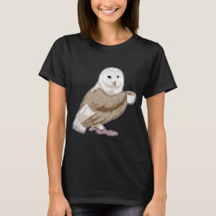 Owl-Cup-Kaffee T-Shirt