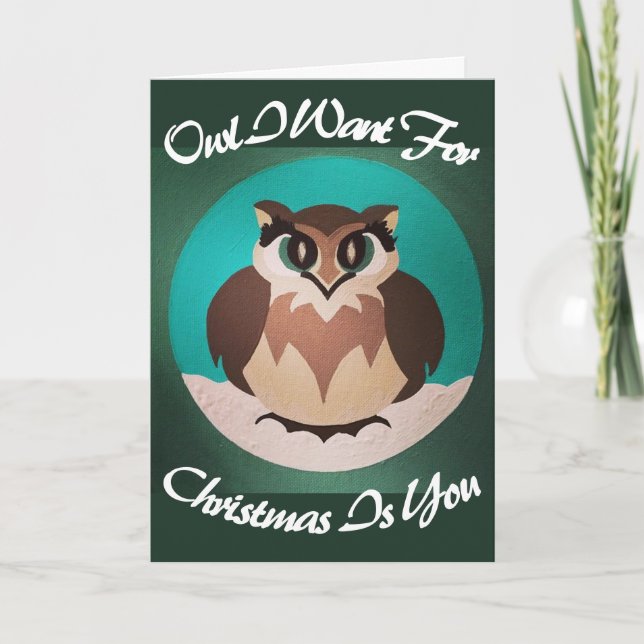 Owl, das ich zu Weihnachten Wollte, bist du? (Vorderseite)