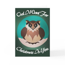 Owl, das ich zu Weihnachten Wollte, bist du?