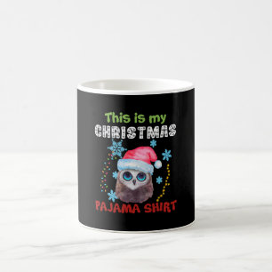 Owl Das ist mein Weihnachts-Pajama-Shirt Kaffeetasse
