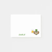 Owl Drinking Beer St Patrick's Day | Personalisier