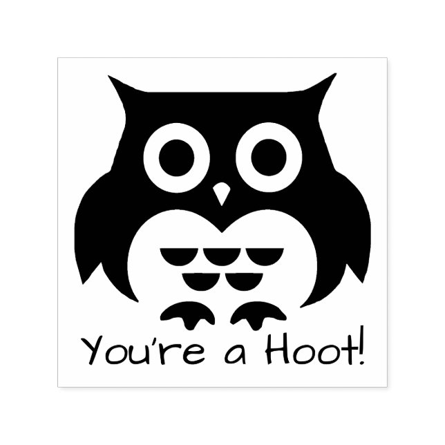Owl Du bist ein Hoot Permastempel (Design)