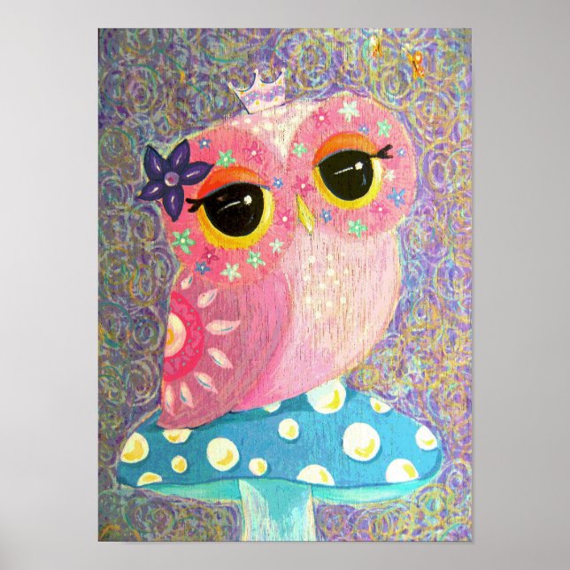Owl Fairy Princess Poster (Vorne)