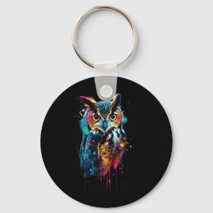 Owl farbig schlüsselanhänger