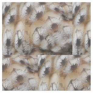 Owl Feathers Fabric Stoff