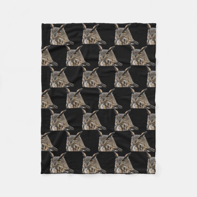 Owl Fleece Blanket (Vorderseite)