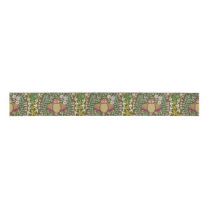 Owl Folk Green Ripsband