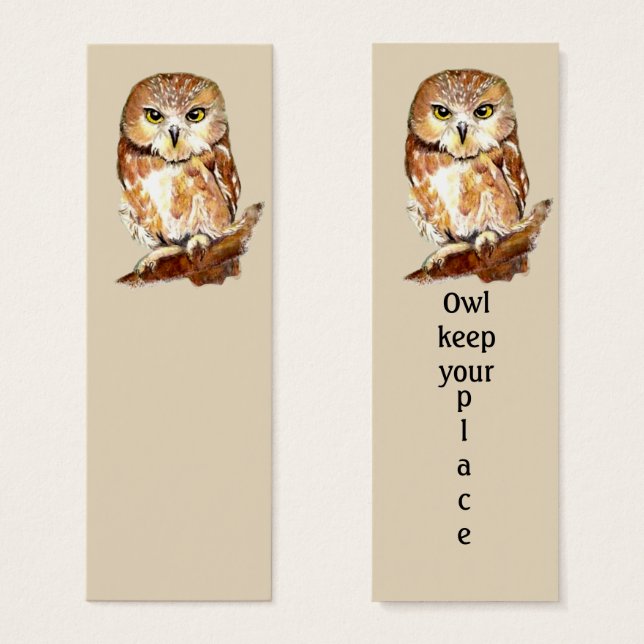 OWL gardez votre place Fun Bird Signet (Devant & derrière)
