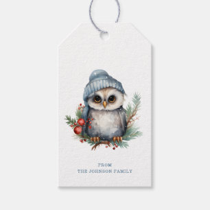 Owl Gift Tags Geschenkanhänger