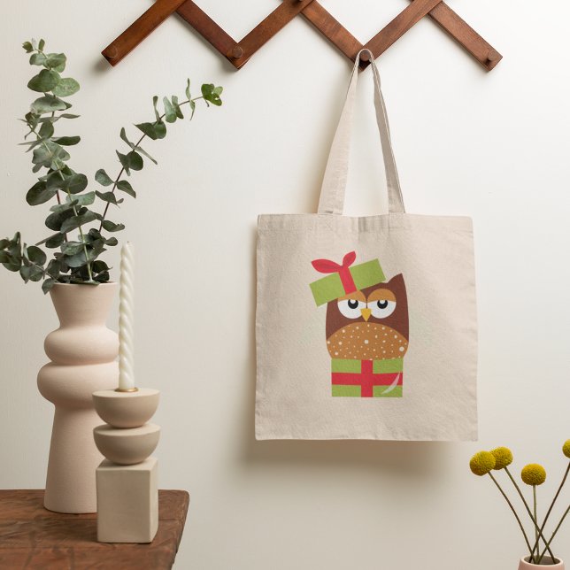 Owl Gift Tote Bag Tragetasche (Von Creator hochgeladen)