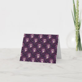Owl Graduation Thank You Card Dankeskarte