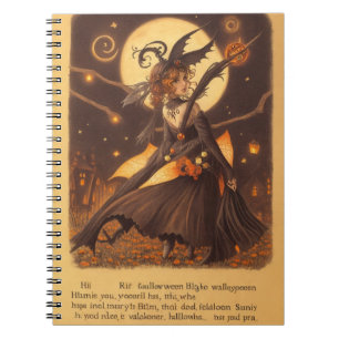 Owl Hauntings Halloween-Notebook Notizblock
