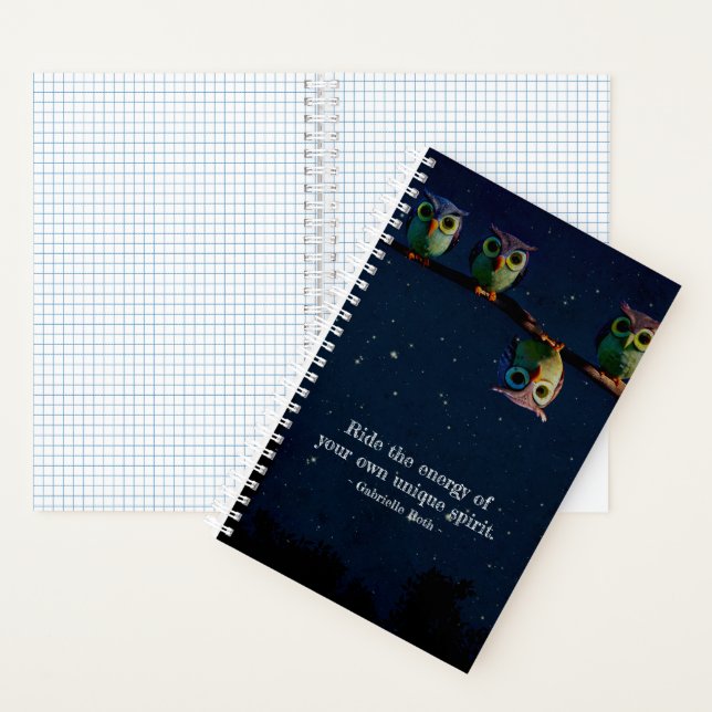 Owl ist anders als ein einzigartiges Angebot Notizbuch (Innen)