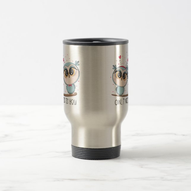 Owl ist du reisebecher (Mittel)