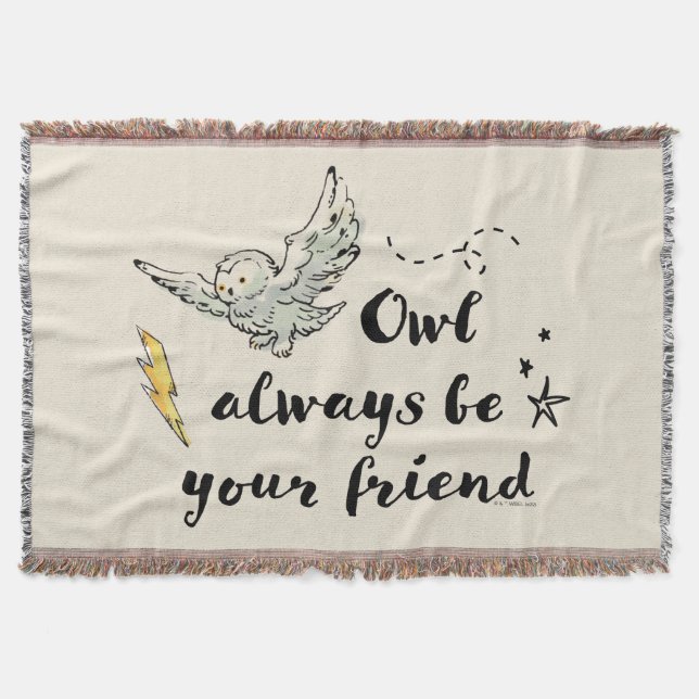 Owl ist immer dein Freund Decke (Vorderseite)