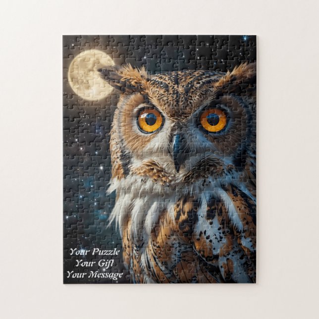 Owl Jigsaw Puzzle (Vertikal)