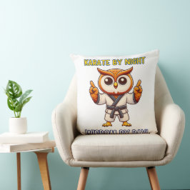 Owl Karate Sport Martial Arts Training Kissen