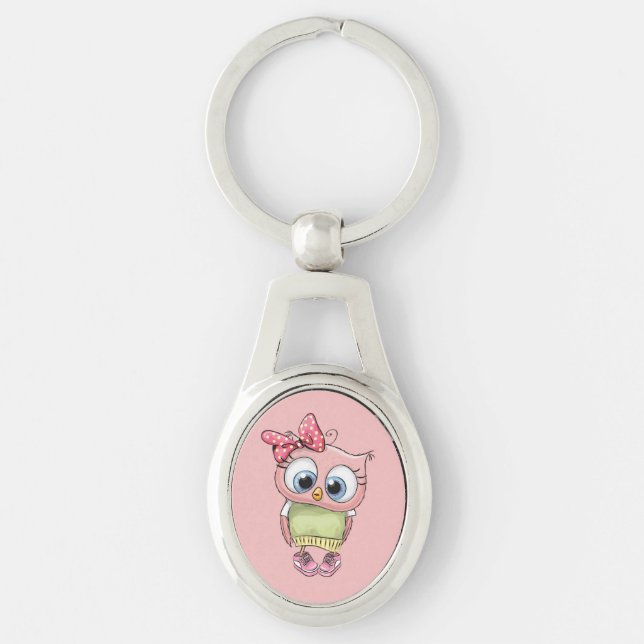 Owl Keychain Schlüsselanhänger (Vorderseite)