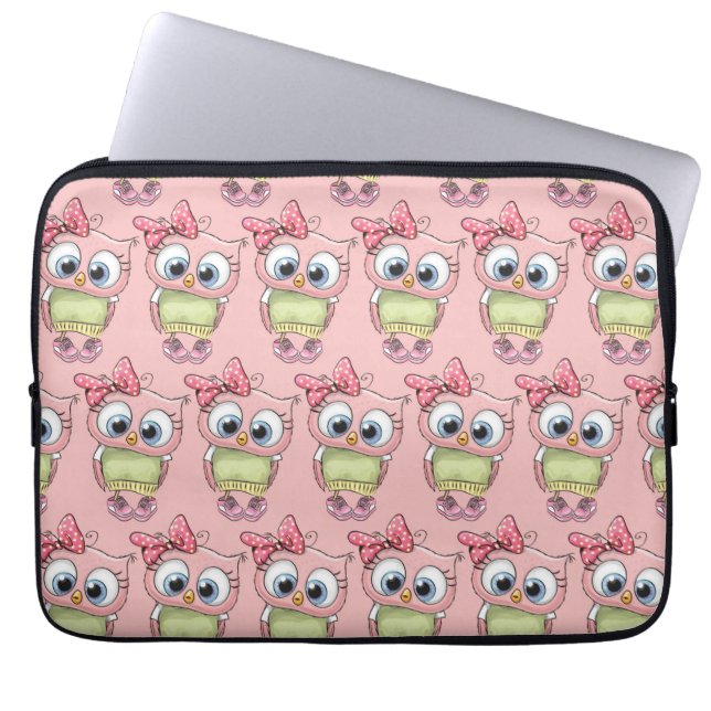 Owl Laptop Sleeve (Vorderseite)
