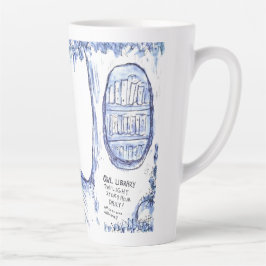 Owl Library Milchtasse