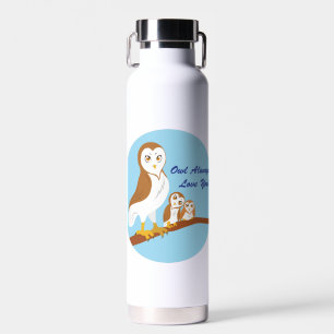 Owl Liebe dich immer! Trinkflasche