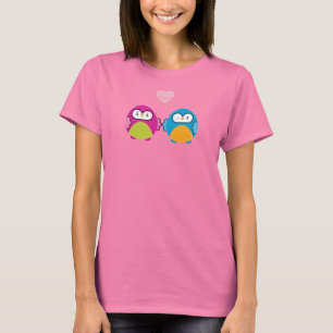OWL LIEBE:: helles Mädchen + Junge T-Shirt