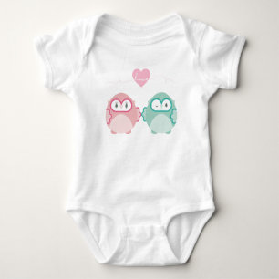 OWL LIEBE: Weichtes Mädchen + Junge Baby Strampler