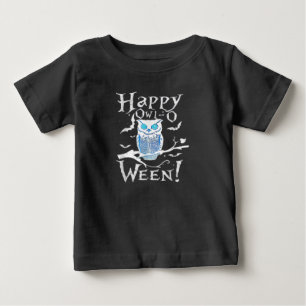 Owl Liebhaber Happy Owl Funny Owl Halloween Kost Baby T-shirt