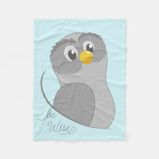Owl-like Fleece Blanket