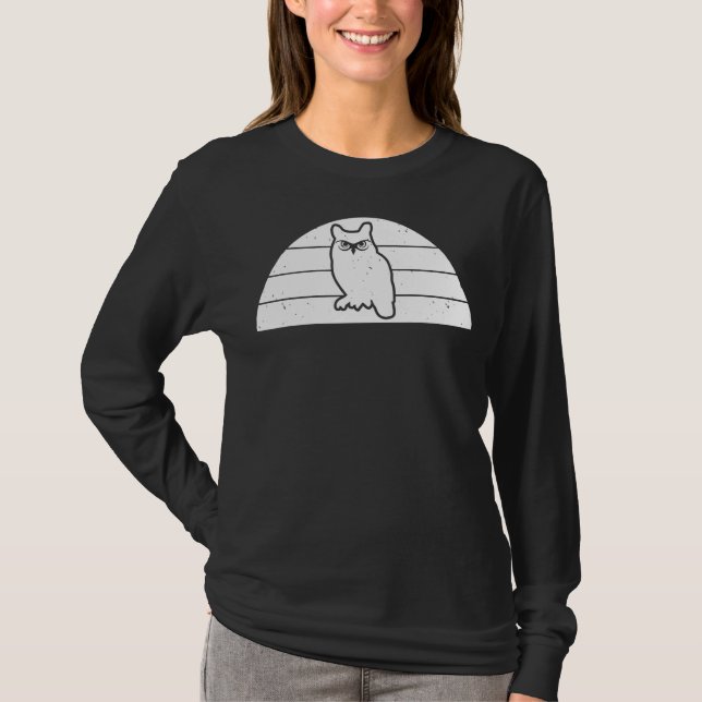 Owl Lover Funny Owl T-Shirt (Vorderseite)