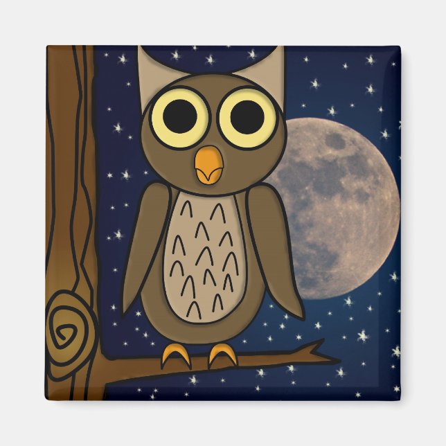 owl magnet (Vorne)