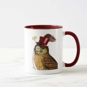 Owl mit Top Hat 3 Tasse