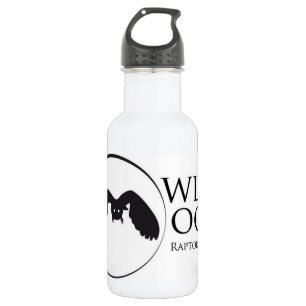 Owl Moon Logo Edelstahlflasche
