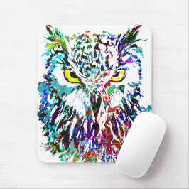Owl Mouse Pad | Farbenfrohe Owl Mousepad | Owlet