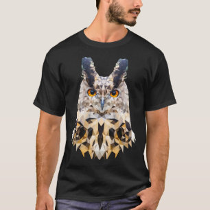 Owl Movie Proud Owl in Polygon Style WPAP Owl P T-Shirt