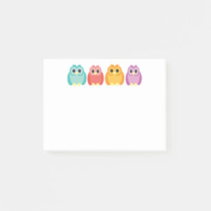 Owl Note Pad Post-it Klebezettel