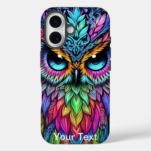 Owl OtterBox Einzigartige Designs für jede Persönl iPhone 16 Hülle (Rückseite)