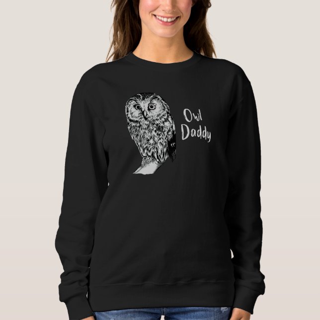 Owl Owl Vater Sweatshirt (Vorderseite)