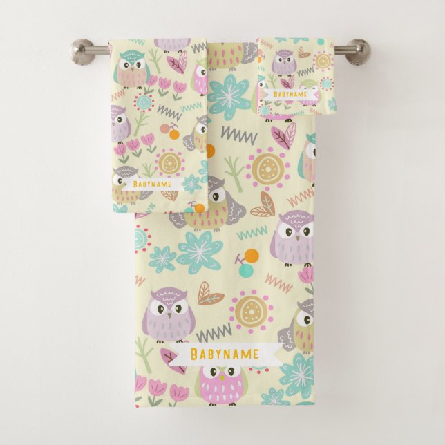 Owl Pastel Jaune (En situation)