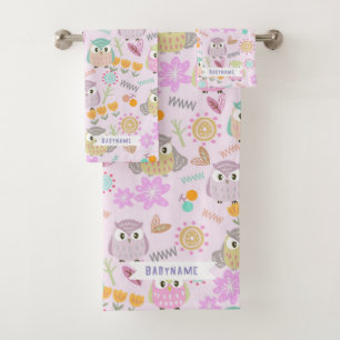 Owl Pastel Pink