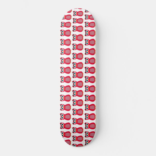 Owl Photo Printl Skateboard (Vorderseite)