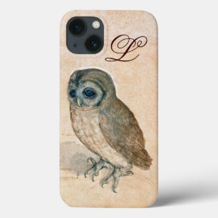 OWL, PIink, Sepia Monogramm Case-Mate iPhone Hülle