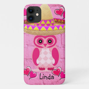 Owl Pink iPhone Case