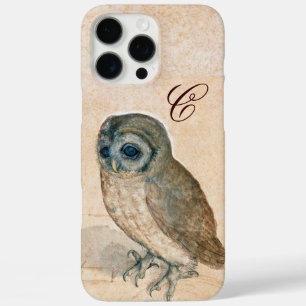 OWL , Pink, Sepia Monogramm title_seo2