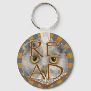 Owl Reading Teacher Schlüsselanhänger