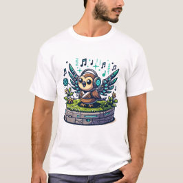 Owl Robot T - Shirt